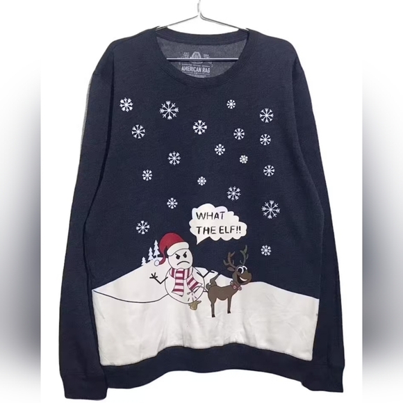 American Rag Tops - AMERICAN RAG Holiday sweatshirt